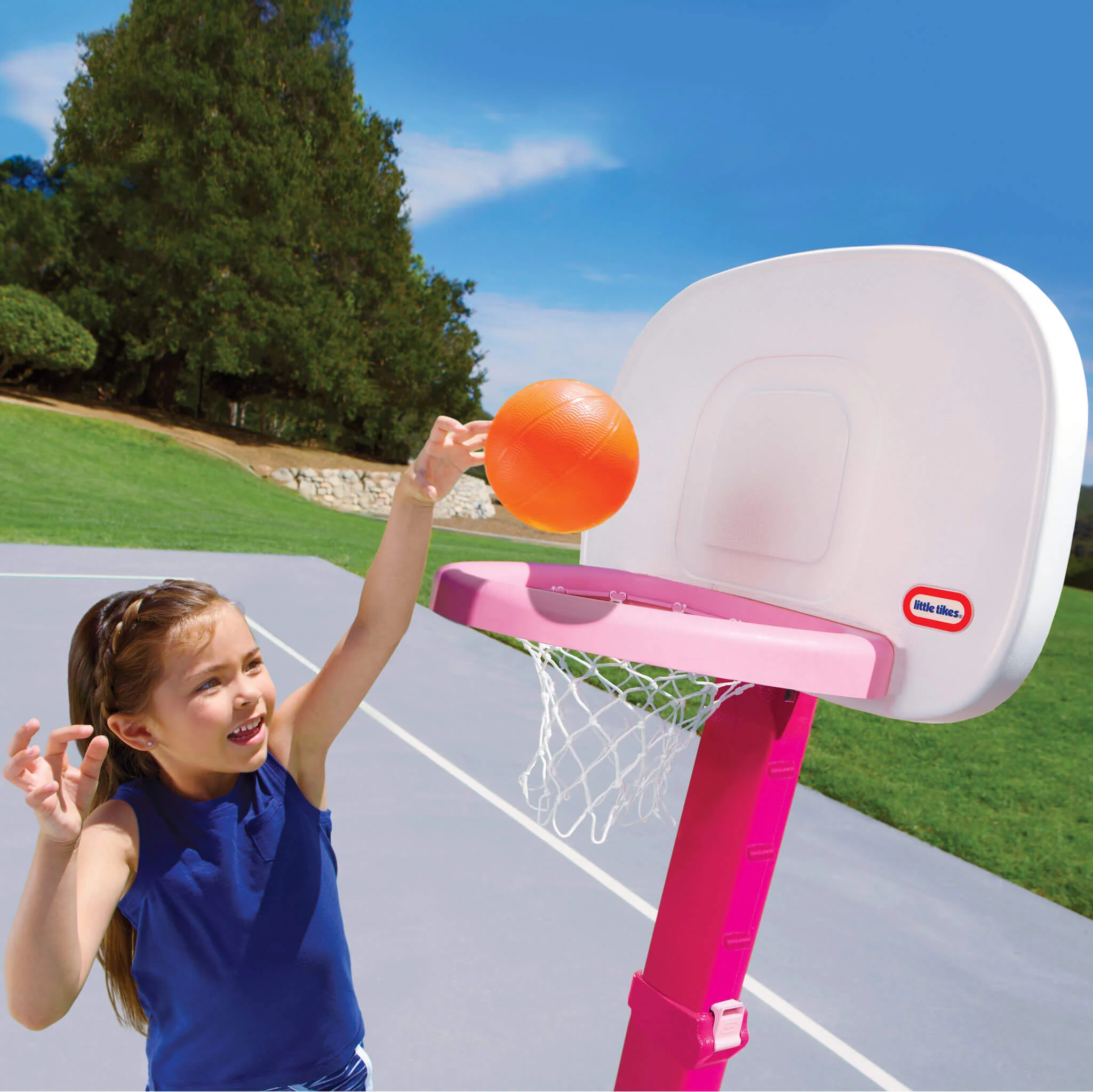 Little Tikes Pink – TotSports Easy Score Basketball Set Basket - Image 4