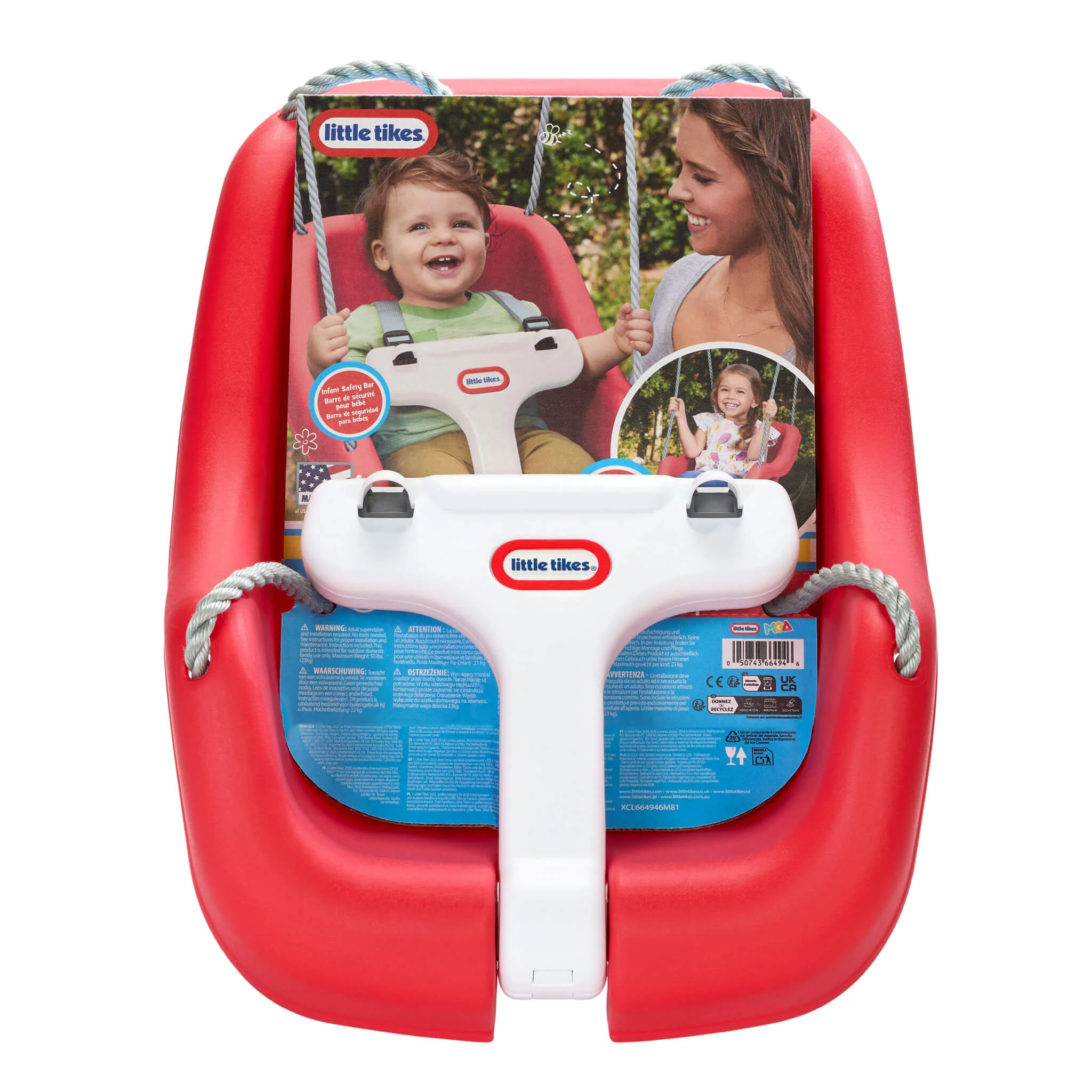 Little Tikes Red – 2-in-1 Snug 'n Secure Swing - Image 5